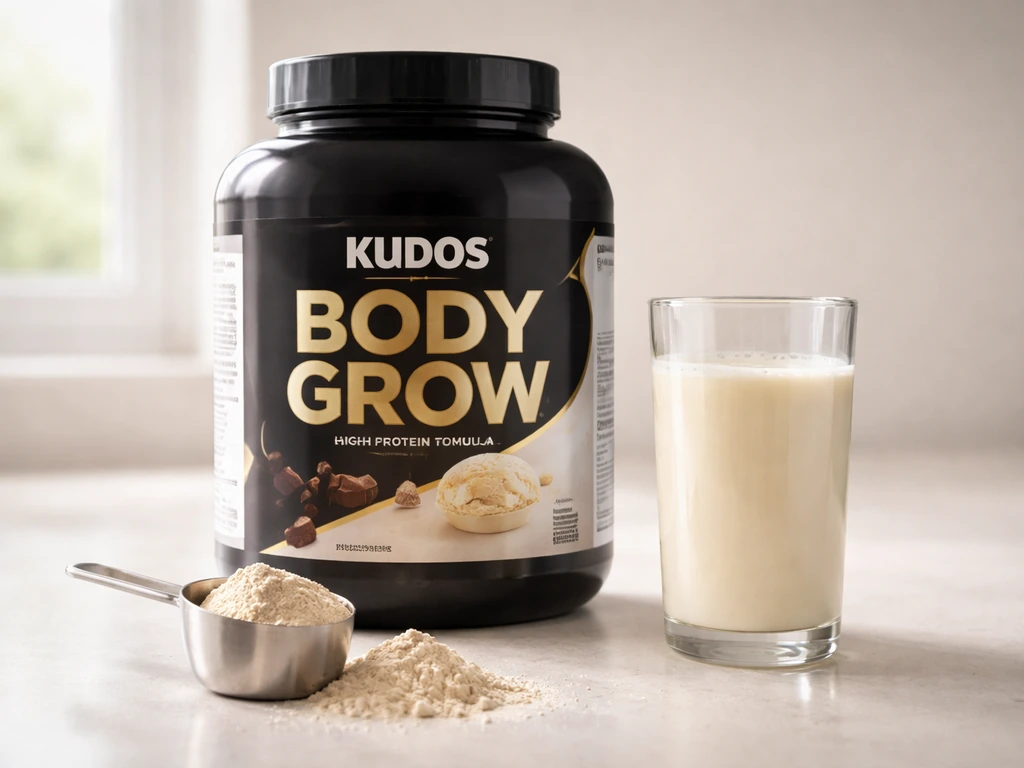 Kudos Body Grow Protein Powder Benefits for Muscle Gain