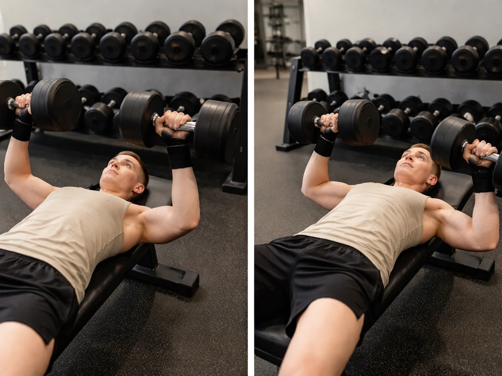 Gym lifter demonstrating a stop short set beside a second set with the last reps visibly hard